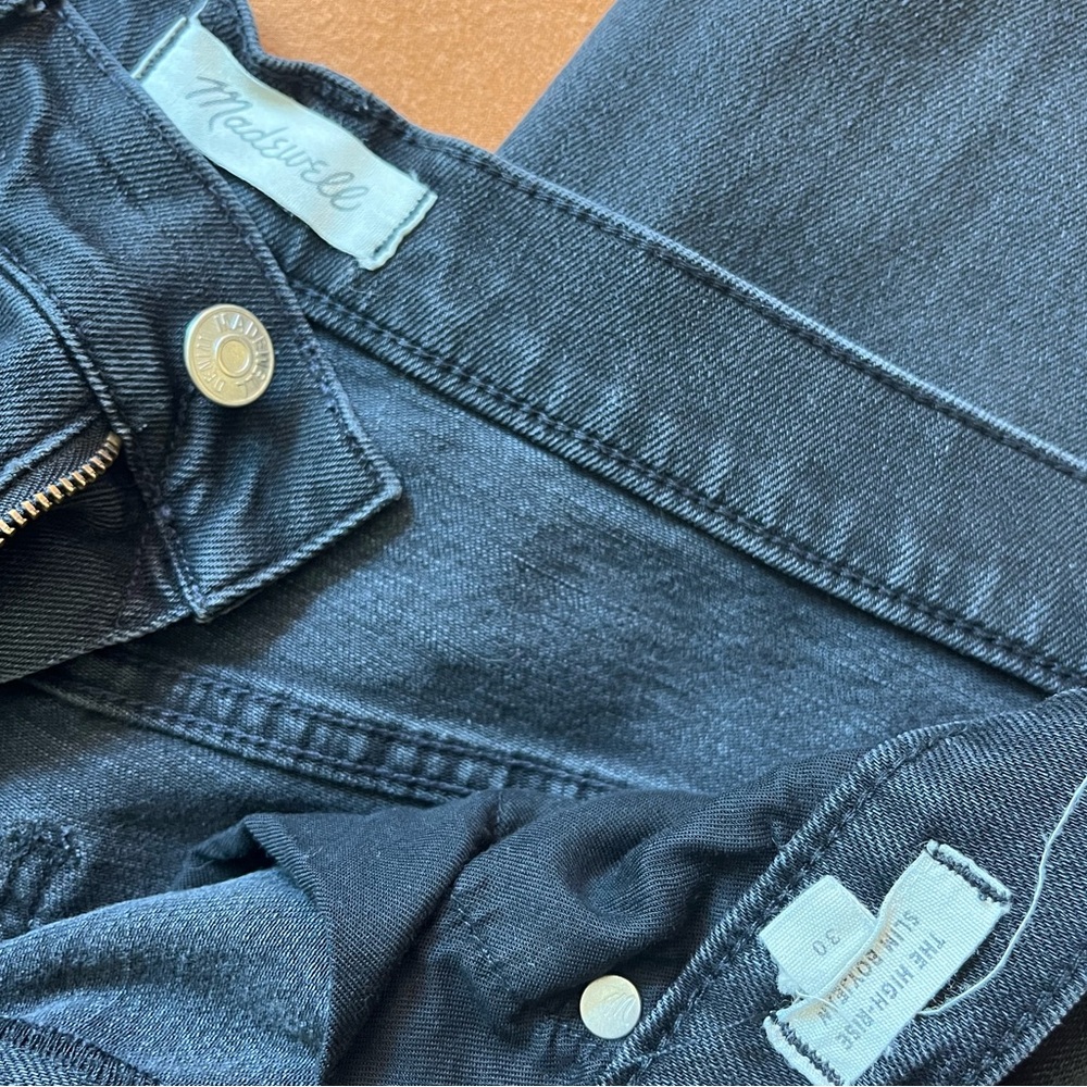 Madewell, The High Rise Slim Boyfriend Jeans, size 30